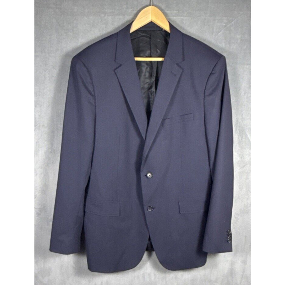 Theory Men's Blazer Navy‎ Blue Size 46R Lightweight Wool Stretch